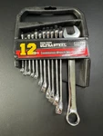 Ultra Steel 12 Piece Sae Combination Wrench Set 4C00023T. Fixed Price $34.95.