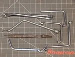 Snap On 8PC Brake Service Tool Set Specialty Wrench 1/4 3/8 7/16 B1458 S8184. Fixed Price $130.19.