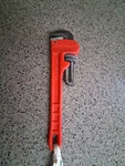 Craftsman 10 Inch Heavy Duty Pipe Wrench Red Made Usa 51651. Fixed Price $30.00.