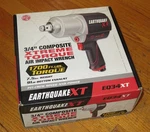 Earthquake EQ34XT 3/4"-DRIVE Xtreme Torque Air Impact Wrench. Fixed Price $154.95.