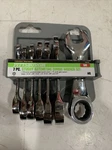 Pittsburgh 7PC Stubby Ratcheting Combo Wrench Set Sae Item #93923. Fixed Price $39.99.