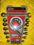 Sears Craftsman Usa Nos 7PC Ratcheting Wrench Set Box Comb Metric 42443 8-18MM. Fixed Price $189.00.