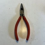 Vintage Snap-on Tools 196CP Needle Nose Pliers With Cutters Red Grips Usa. Fixed Price $23.00.