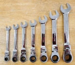 New Craftsman Pc Metric Flex Head Ratcheting Combination Wrench Set CMMT87009. Fixed Price $69.99.