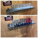Screwdriver Rack - Storage For Snapon Matco Craftsman Husky Mac Winterfab. Fixed Price $21.99.