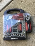 Husky 45 Piece Stubby Combination Wrench & Socket Set # 532 135 Case Excellen. Fixed Price $21.99.