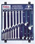 Genius Tools 44 Piece Sae Adjustable & Combination Wrench Display Board Hs-.... Fixed Price $681.22.