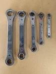 Mac Tools Ratcheting Wrenches 5PCS Usa 1/4 - 7/8 Set RBW50S. Fixed Price $65.00.
