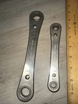 Craftsman Ratcheting Box End Wrenches 43684 43682 5/8 3/4 & 3/8 7/16. Fixed Price $25.00.