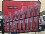 Proto JSCR-9S Non-reversible Ratcheting Combination Wrench Set. Fixed Price $127.99.