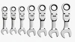Gearwrench 7 Pc. 12 Pt. Stubby Flex Head Ratcheting Combination Set, Sae. Fixed Price $141.90.