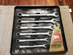 Sears Craftsman 6-PC Quick Wrench Set Sae, 9 42356, 5/16"- 5/8". Fixed Price $28.00.