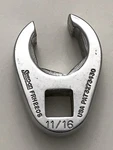 Snap-on Tools 3/8" Drive Point Sae 11/16" Flare Nut Crowfoot Wrench FRH220S. Fixed Price $19.99.