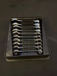 Snap On 10-19 Stubby Wrench Set Oxim In Tray / Usa. Fixed Price $194.95.