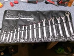 Blackhawk Usa 17-PIECE Metric Combination Wrench Set With Tool Roll 6-22 Mm Nos. Fixed Price $270.00.