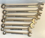 Craftsman Large Sae 7-PIECE Vv 44702 44708 Combination Wrench Set Usa Made. Fixed Price $124.99.