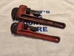 Mcc 10" 250 Mm Pipe Wrench W125 & Unbranded Usa 1/8" To 1". Fixed Price $48.13.