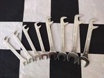 Craftsman 8 Piece Open End Thin Miniature Ignition Wrench Set Metric New. Fixed Price $17.00.