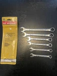 Kc Pro Combination Wrench Pc Set Sae Fractional 3/8 7/16 1/2 9/16 5/8 11/16. Fixed Price $5.99.