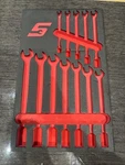 Snap On Socket Flex Head/open-end Wrench Spanner Foam Tray Pro-fi Fhom FH0M. Fixed Price $203.10.