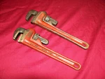 2 Ridgid 10" Straight Pipe Wrench Model 31010 Plumbing Plumbers Us Cast Iron. Fixed Price $24.95.
