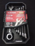 Husky 8 Piece Sae Standard Ratcheting Wrench Set. Fixed Price $34.99.