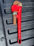 Vintage Sears 30852, 14" Heavy Duty Pipe Wrench, Drop Forged Spain. Fixed Price $24.99.