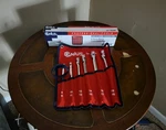 New Genius Tools 6 Piece Metric Double Flexible Socket Wrench Set 12PT 8MM-19MM. Fixed Price $89.95.