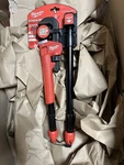 Milwaukee 48-22-7314 Cheater Adaptable Pipe Wrench Red. Fixed Price $95.00.