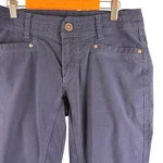 Kuhl Straight Leg Pants Womens 6 Navy Blue Cotton Blend Outdoor Hiking Travel. Fixed Price $29.99.