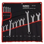 Sunex 9915 V-groove Fractional Full Polish Wrench Set, Silver. Fixed Price $163.99.