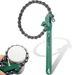 9 Inch Heavy Duty Ratcheting Chain Wrench Reversible Oil Filter Tool Pipe Fittin. Fixed Price $22.30.