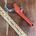 Ridgid Model E-110 Offset Hex Smooth Jaw Pipe Wrench, Red, American Made. Fixed Price $45.74.