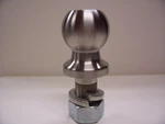 Ultra Solid Stainless Steel Trailer Hitch 2" Ball, 1" Shank 8400 Lb Classiv. Fixed Price $40.00.
