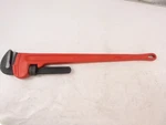 Reed RW48 Pipe Wrench Heavy Duty Ductile Iron Straight 48". Fixed Price $329.99.