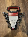 Husky 728 173 10-PIECE Combination Wrench Set, Sae, 12PT Box End, Offset. Fixed Price $29.98.