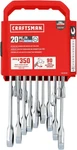 Craftsman Piece Ratcheting Combination Wrench Set CMMT87220. Fixed Price $87.50.