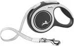 Flexi Retractable Leash New Comfort Soft Grip Small 16 Tape Gray Black. Fixed Price $24.99.