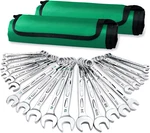 Premium 23-PIECE Wrench Set, Sae & Metric, Superkrome Finish, Rolling Pouch. Fixed Price $233.99.