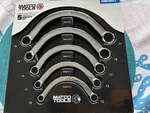 Matco Tools SMHM5T Metric Half Moon Wrench Set 10MM-21MM. Fixed Price $165.00.
