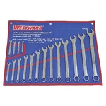 Westward 4PL92 Combo Wrench Set, Satin, 1/4-1-1/4 17PC. Fixed Price $187.99.