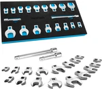 Duratech 3/8" Drive Crowfoot Wrench Set With 2 Extension Bars, Sae & Metric, 19-. Fixed Price $45.99.