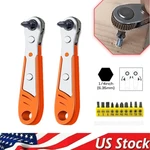 Ratcheting Right Angle Screwdriver Hex 90 Degree Offset + 10PC Bits Set!. Fixed Price $450.49.