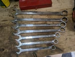 Cornwell Chrome 7, Combination Wrench Set Sae " *made Usa*. Fixed Price $120.00.