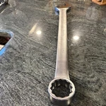 Snap On OEX60A 1-7/8 Sae Open End 12 Point Chrome Wrench. Fixed Price $314.95.