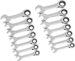 Gearwrench 14 Pcs 12 Point Stubby Ratcheting Sae/metric Combination Set. Fixed Price $102.99.
