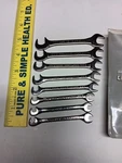 Craftsman 4308 Open End Wrench Set Usa Etching. Fixed Price $25.00.