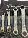 Pittsburgh 5 Pc Ratcheting Wrench Set Metric Sizes 6X8 19X21MM Item 34137. Fixed Price $18.50.