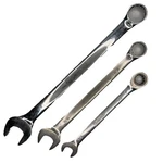 Kobalt 3PC Sae Combination Wrench Set 12PT 1/2 11/16 7/8 Ratcheting. Fixed Price $34.99.
