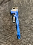 Kobalt Oem 14 Cast Iron Pipe Wrench #464623 , Blue. Fixed Price $24.99.
